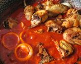 Gambar langkah 3 resipi Ayam Masak Merah.