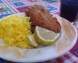 Foto del paso 6 de la receta: Milanesa de bagre y arroz amarillo