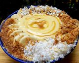 A picture of step 4 of Chick Pea-ña Colada Smoothie Bowl🐣🍍🥥.