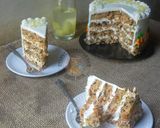 Gambar langkah 12 resipi Carrot Cake.