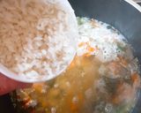 Foto del paso 2 de la receta: Caldo de pollo ¡Salió sopa de arroz, pollo y verduritas!