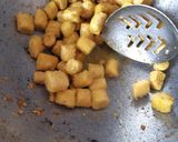 A picture of step 4 of Rajasthani dish gatte ki sabzi.