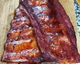 Foto del paso 6 de la receta: Alitas BBQ horneadas con papas fritas y costillas de cerdo BBQ