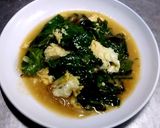 รูปขั้นตอนการทำที่ 5 ของ ผักเหลียงผัดไข่