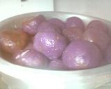 Foto langkah ke 4 dari resep Klepon ubi ungu.