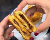 Hình bước làm 6 của món Bánh Rán Giòn Nhân Socola & Phô Mai Siêu Dễ Từ Sandwich
