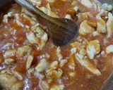 Édes-savanyú csirkemell, újhagymával recept fázis 2 fotója