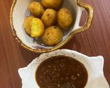 Foto langkah ke 11 dari resep Perkedel singkong sambal gula merah.