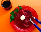Foto del paso 14 de la receta: Mi borsch de invierno, sopa caliente de remolacha para el frío