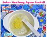 Foto langkah ke 9 dari resep Bubur Kentang Ayam Brokoli.
