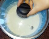 A picture of step 1 of Kheer partisapta.