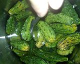 A picture of step 2 of Stuffed masala karela / bittergourd.