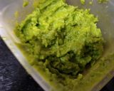 A picture of step 1 of Green Moong Dal KHEER.
