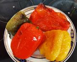 A picture of step 5 of Cod Croquettes with Roasted Peppers and Potatoes.