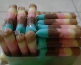 Foto langkah ke 3 dari resep Es Lilin Pelangi.
