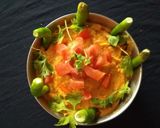 A picture of step 3 of Tomato cabbage bharta.