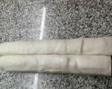 Foto del paso 6 de la receta: Palmeritas agridulces con mozzarella y jamón
