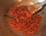 A picture of step 6 of Chatpata Masala Bhindi.