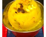 A picture of step 5 of Kesari Bhath or Saffron Halwa: Karnataka Special.