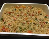 A picture of step 6 of Fried vegetable rice.