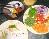 A picture of step 2 of Bajra Ka Upma.
