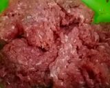 A picture of step 1 of Mutton kofta preparation 💝💝.