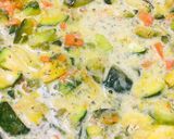 Foto del paso 6 de la receta: QUICHE DE ZAPALLITOS 🧅🫑🧀🌽🥒🧀