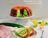 Foto langkah ke 7 dari resep Topo Map Love Cake/Kek Alunan Kasih.
