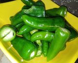 A picture of step 1 of Mirchi Chatkhara.