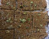 A picture of step 9 of Til chikki.