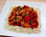 Kínai édes-savanyú csirke Alajuli módra recept fázis 6 fotója
