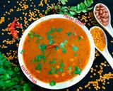 A picture of step 6 of Gujarati Dal.