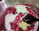 A picture of step 3 of Dragon fruit kalakand.