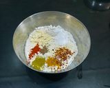 A picture of step 3 of Green Peas Masala Poori.