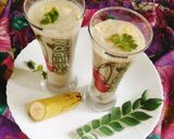 A picture of step 3 of Peanuts Banana Butter smoothie.