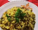 A picture of step 3 of Mung dal khichdi.