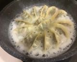 A picture of step 4 of Super Easy Chive Dumplings with Crispy Wings.