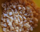A picture of step 1 of Sweet corn sundal.