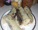 Foto langkah ke 5 dari resep Lumpia Pisang Coklat.