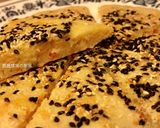A picture of step 10 of Pan-Fried Rice and Wheat Flatbread.
