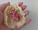 Foto del paso 3 de la receta: Patatas rellenas de jamón -al horno-