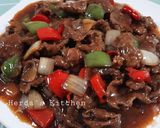 Foto langkah ke 6 dari resep Sapi Lada Hitam/Beef Black Pepper.