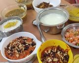 A picture of step 12 of Rice, dal, salad, mixed subzi carrot halwa.