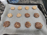 Galletas de avena con plátano 2 versiones