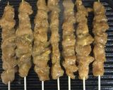 A picture of step 7 of Indonesian Sweet Satay.