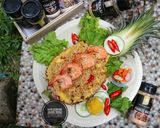 Foto langkah ke 6 dari resep Nasi goreng udang terasi.