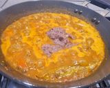 A picture of step 4 of Tri-Colour Black,Pinto and Kidney Beans Masala with Feta Cheese.