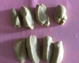 Foto langkah ke 6 dari resep Roti Sobek Pandan, metode autolyse.
