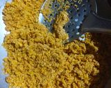 A picture of step 1 of Kuttu ki Barfi.