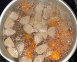 Foto langkah ke 2 dari resep Sup Oyong Baso.